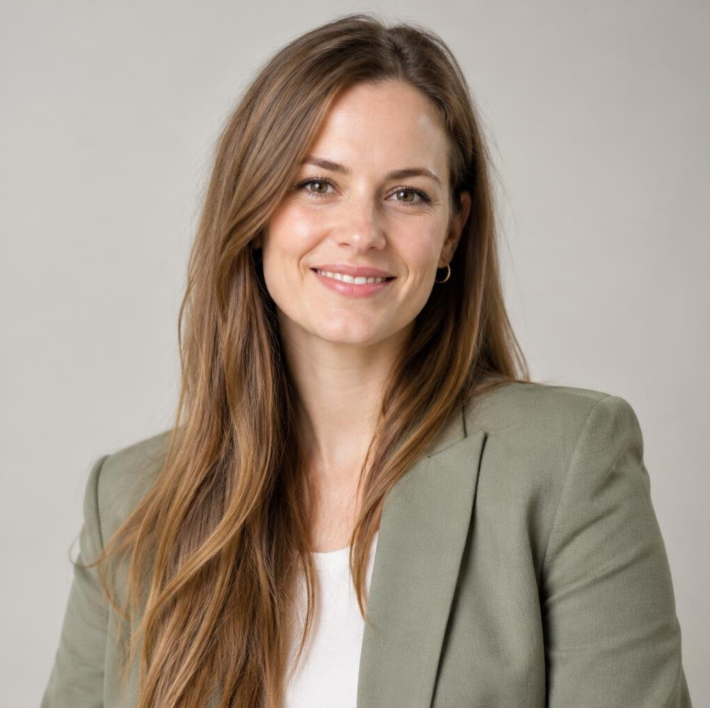 Portrait of a smiling woman, panel moderator